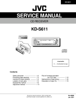 JVC KDS-611-Service-Manual